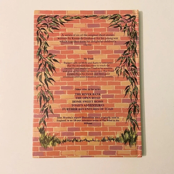 Vintage 1983 Tales From The Wind In The Willow Mr Toad Kenneth Grahame - Picture 2 of 12